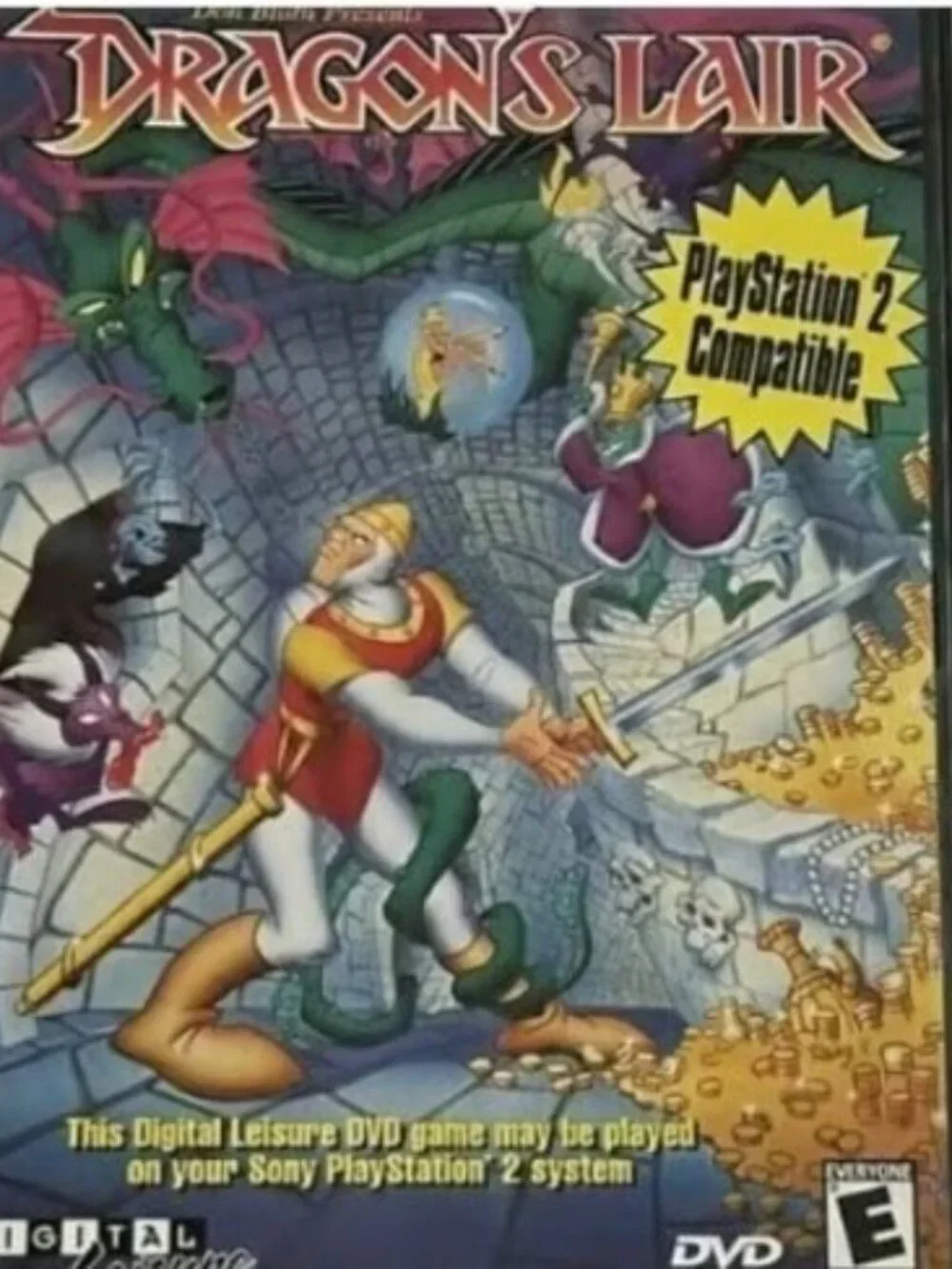 Dragon's Lair DVD Game ~ Play Station 2 Compatible ~ Brand New/Sealed!